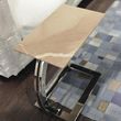 Swan Marble Accent Table with Steel Base - Variation Available